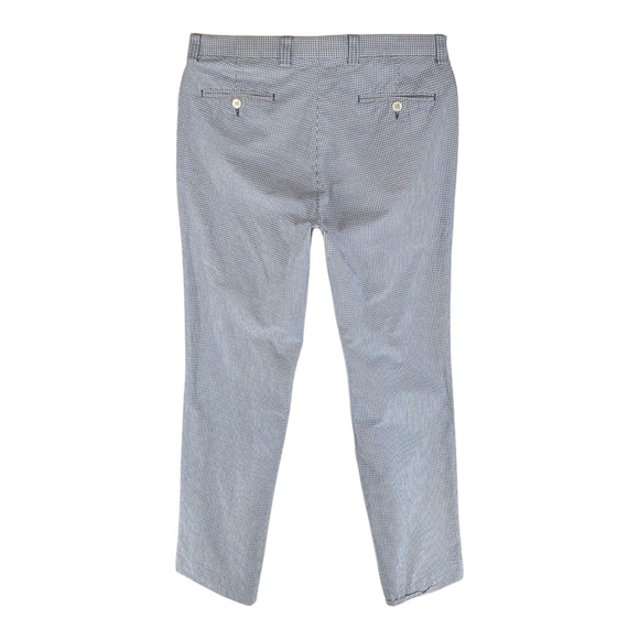 Ivy Heritage Ralph Lauren Pants Men 34x32 Blue Check Cotton Country Club Summer - Picture 7 of 14